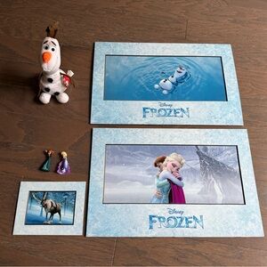 Disney frozen lot room decor Ana Elsa Olaf Sven Ty Plush mini figures